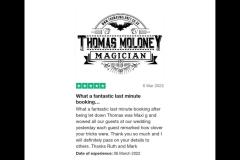 Thomas Moloney Magician